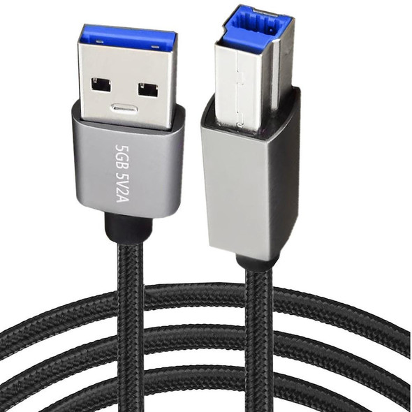 JUNSUNMAY USB 3.0 Male to USB 3.0 Male Cord Cable Compatible with Docking Station, Length:1m