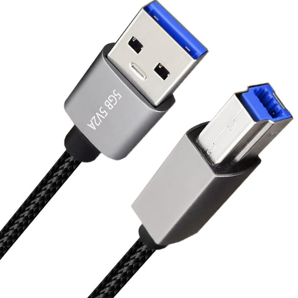 JUNSUNMAY USB 3.0 Male to USB 3.0 Male Cord Cable Compatible with Docking Station, Length:0.3m