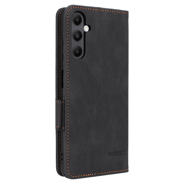 For Samsung Galaxy A05s Magnetic Clasp Leatherette Phone Case(Black)