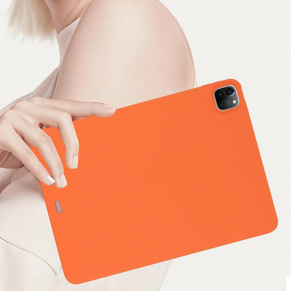 For iPad mini 6 Oil Spray Skin-friendly TPU Tablet Case(Orange)