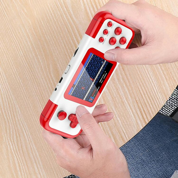 A12 3.0-Inch HD Colorful Screen Retro Handheld Game Console With 666 Built-In Games, Model: Double Yellow Blue