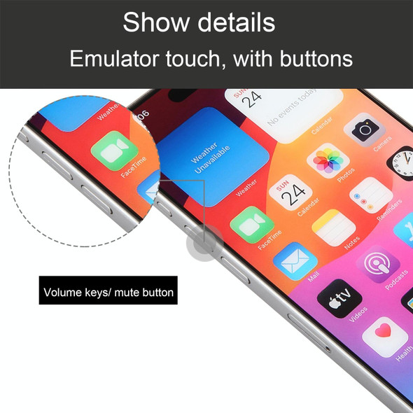 For iPhone 15 Pro Max Color Screen Non-Working Fake Dummy Display Model (Natural Titanium)