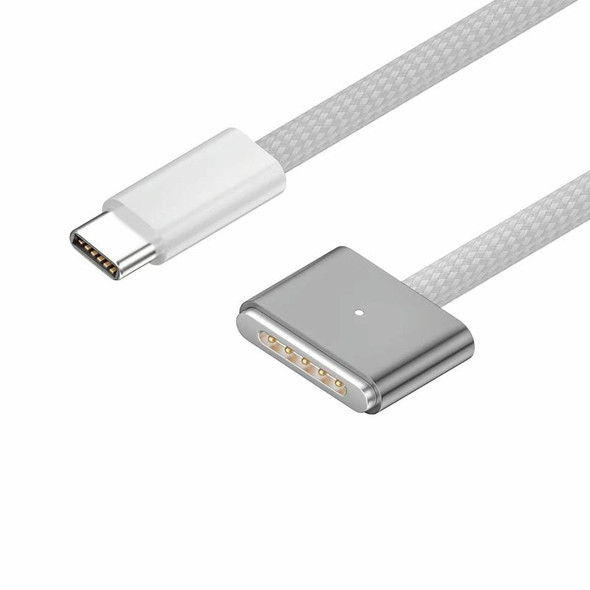 2m For Macbook Air/Pro Series Type-C To Magsafe 3 Braided Magnetic Cable(Gray)