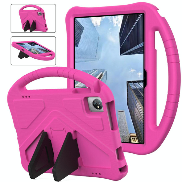 For Teclast M40 Plus 2022 EVA Shockproof Tablet Case with Holder(Rose Red)