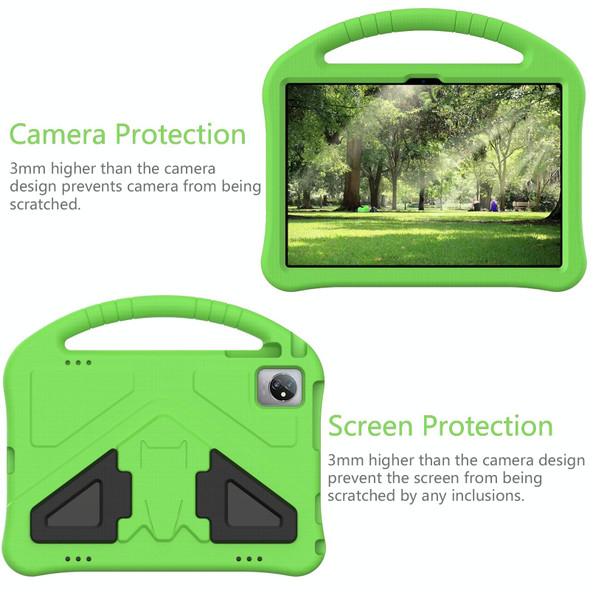 For Blackview Tab 8 2020 EVA Shockproof Tablet Case with Holder(Green)