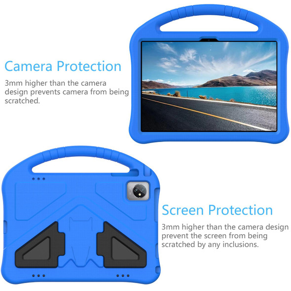 For Blackview Tab 8 2020 EVA Shockproof Tablet Case with Holder(Blue)