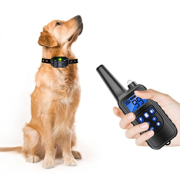 800m Remote Control Stop Barker Dog Trainer Smart Anti-Disturbance Vibration Collar, Specification: With 2 Collars