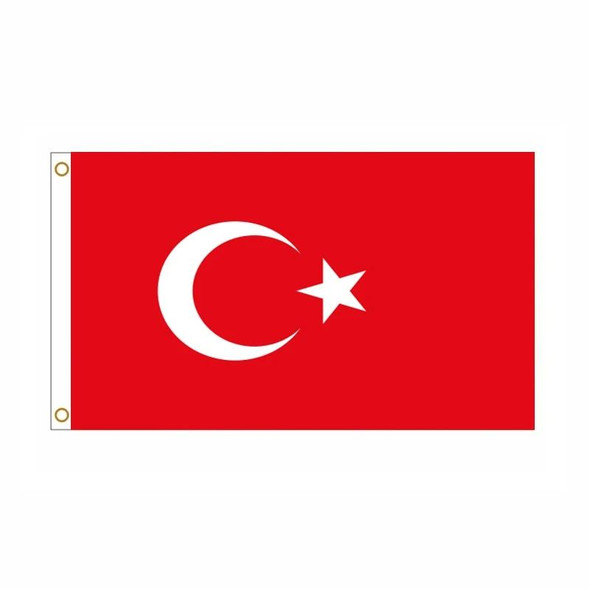 90 x 150cm Turkish Flag No. 4 Polyester Flag