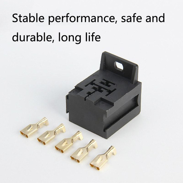 20 Sets D2K5PS 5-pin Automotive Plastic Handle Relay Socket with Terminal