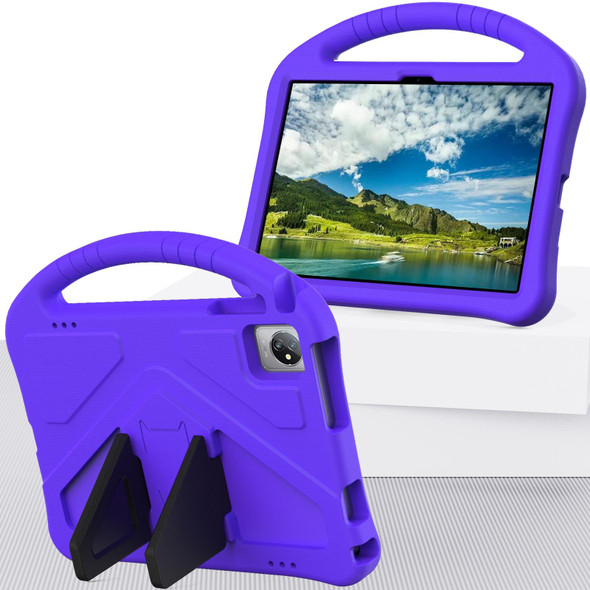 For Teclast M40 2022 EVA Shockproof Tablet Case with Holder(Purple)