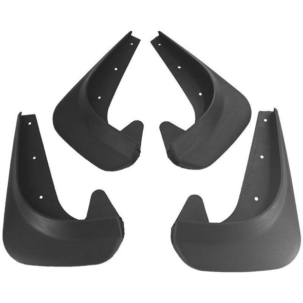 4pcs/set Car Auto Universal Soft Plastic Splash Flaps Mudguards Fender Guard