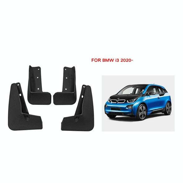 For BMW i3 Electric 2020-2023 4pcs/Set Car Auto Soft Plastic Splash Flaps Fender Guard