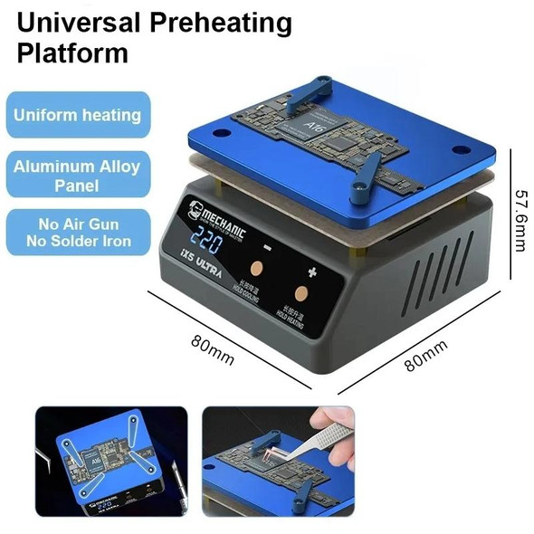 Mechanical IX5 Ultra Universal Preheating Platform for Motherboard Repair, Plug:EU