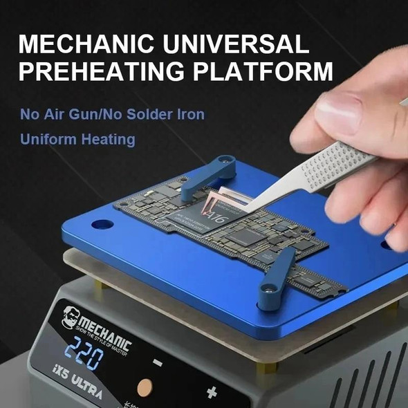 Mechanical IX5 Ultra Universal Preheating Platform for Motherboard Repair, Plug:EU