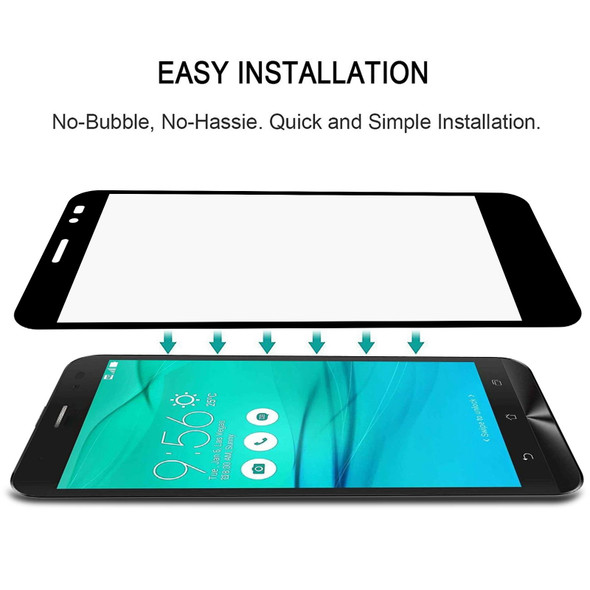 Asus Zenfone Go ZB500KL Full Glue Full Cover Screen Protector Tempered Glass Film