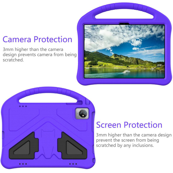 For Blackview Tab 8 WiFi 10.1 2023 EVA Shockproof Tablet Case with Holder(Purple)