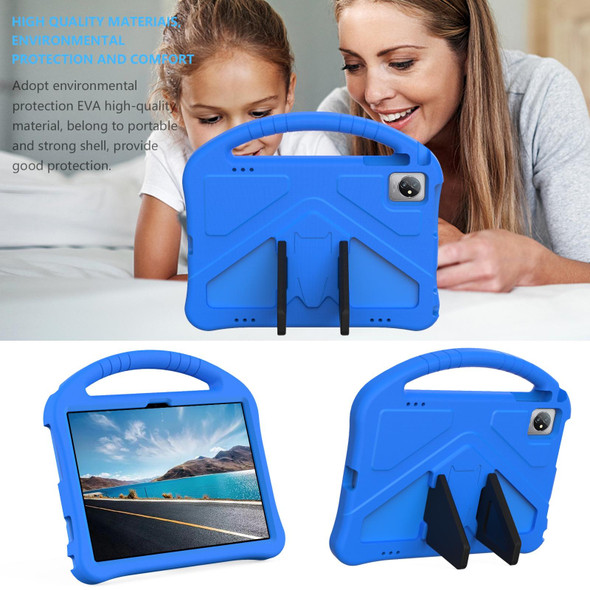 For Teclast M40 Plus 2022 EVA Shockproof Tablet Case with Holder(Blue)