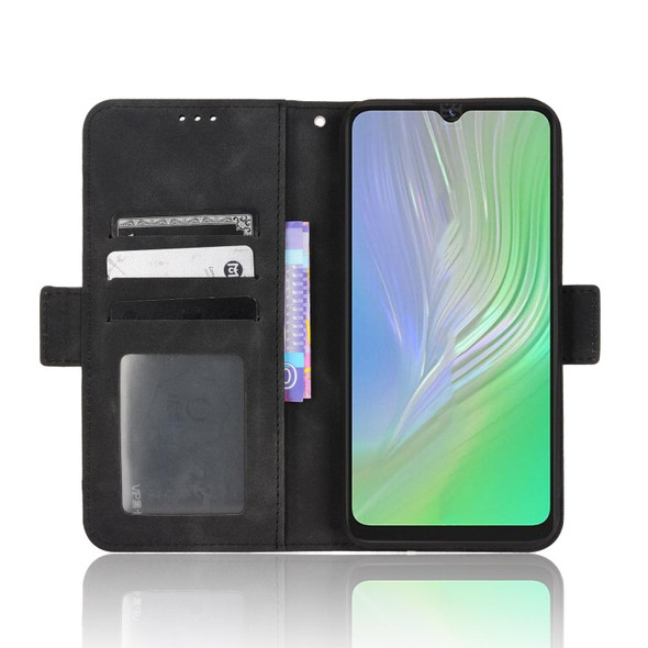 Blackview A55 Skin Feel Calf Pattern Leatherette Phone Case(Black)