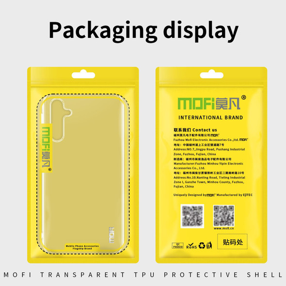 For Samsung Galaxy S24 5G MOFI Ming Series Ultra-thin TPU Phone Case(Transparent)