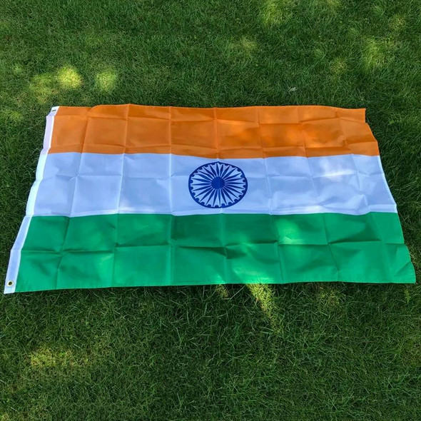 90 x 150cm Indian Flag No. 4 Polyester Flag