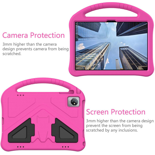 For Blackview Tab 70 WiFi 2023 EVA Shockproof Tablet Case with Holder(Rose Red)