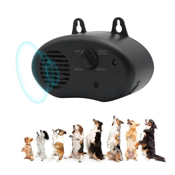 RC-310 Ultrasonic Stop Barking Device(Black)