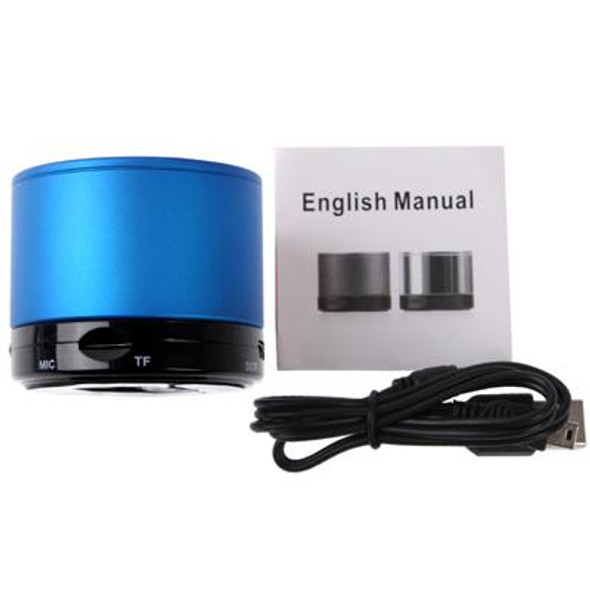 Bluetooth 2.1 Mini Stereo Speaker for iPhone 5 / iPhone 4 & 4S / iPad 4 / New iPad / iPad mini / mini 2 Retina, Built-in Rechargeable Battery, Support TF Card(Blue)