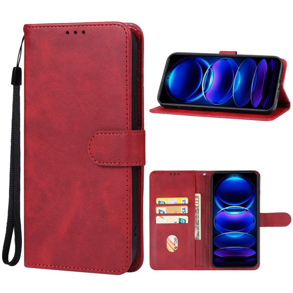 For Xiaomi Redmi Note 13 Pro 5G Leather Phone Case(Red)