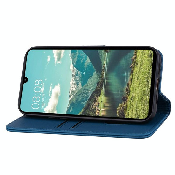 For Google Pixel 7 Pro 5G Business Diamond Buckle Leatherette Phone Case with Lanyard(Royal Blue)