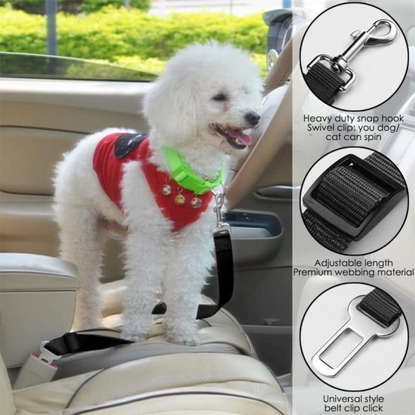 10 PCS Car Seat Pet Buckle Safety Belt, Color Random Delivery