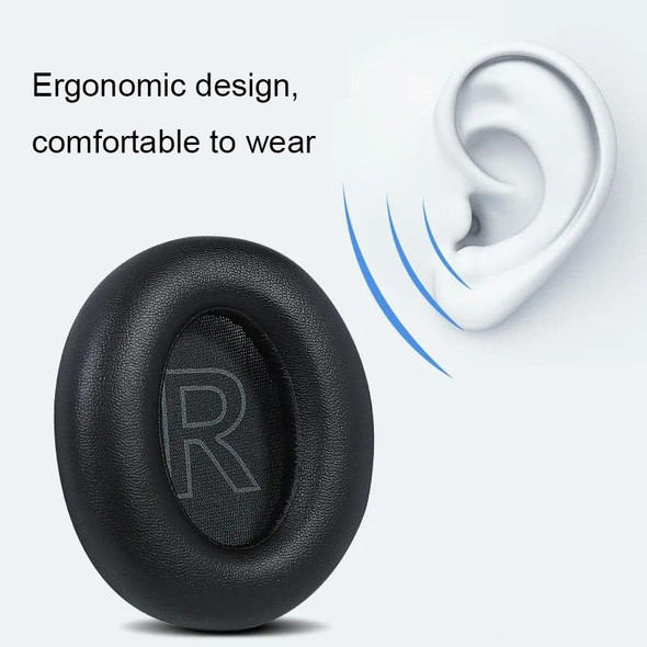 1pair For Anker Soundcore Life Q30 Headphone Leatherette Case Sponge Earmuffs