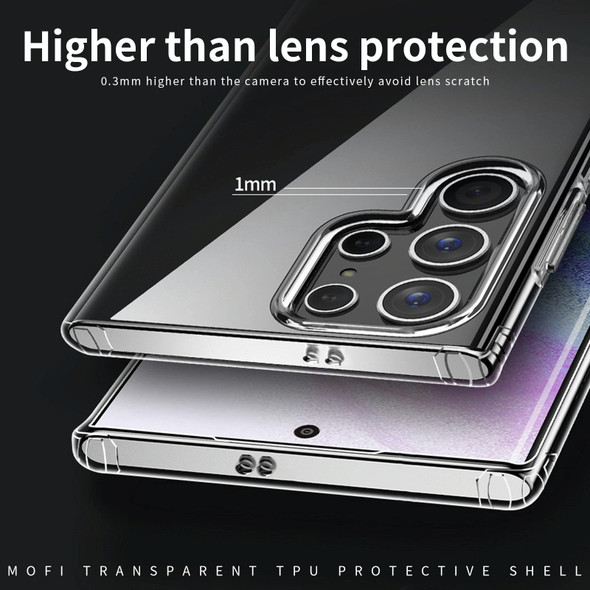 For Samsung Galaxy S24 Ultra 5G MOFI Ming Series Ultra-thin TPU Phone Case(Transparent)