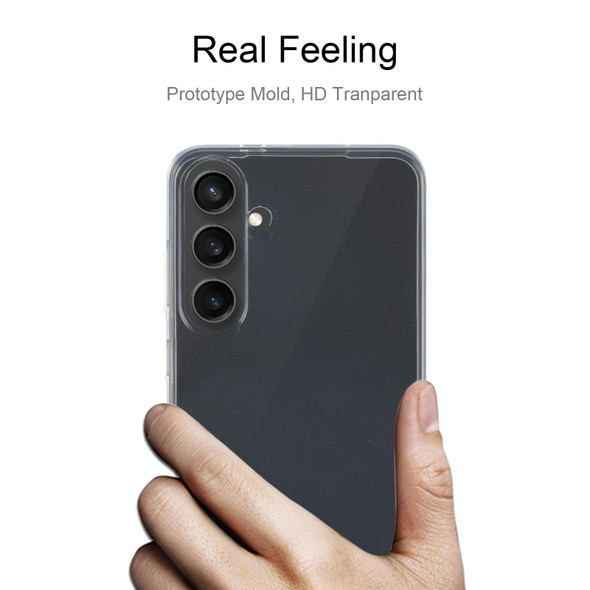 For Samsung Galaxy S24+ 5G Ultra-thin Transparent TPU Phone Case