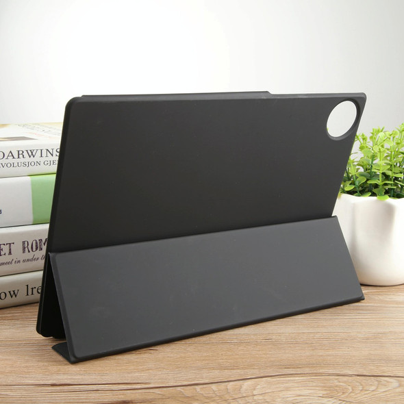 For Huawei MatePad Pro 13.2 Tri-fold Magnetic Clasp Leatherette Tablet Case(Black)