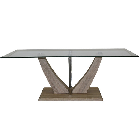 Home Vive - Selene Glass Coffee Table