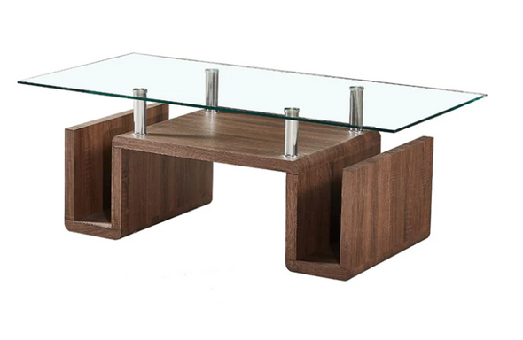 Home Vive - Madera Ondulada Coffee Table