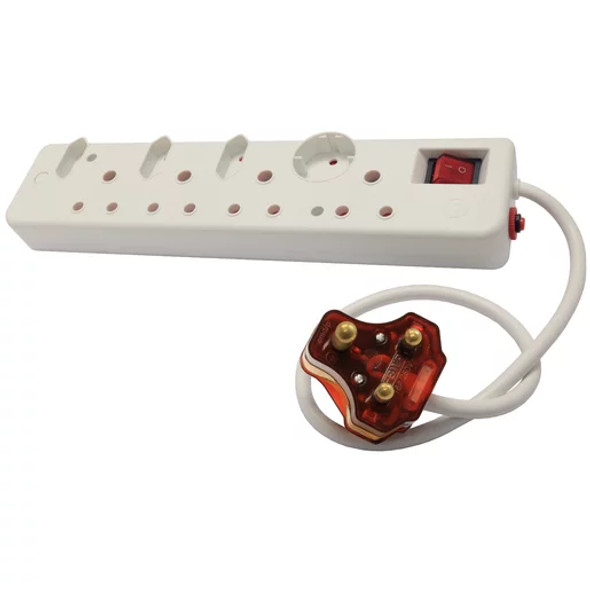 Ellies High Surge Protection 8-way Multi-Plug