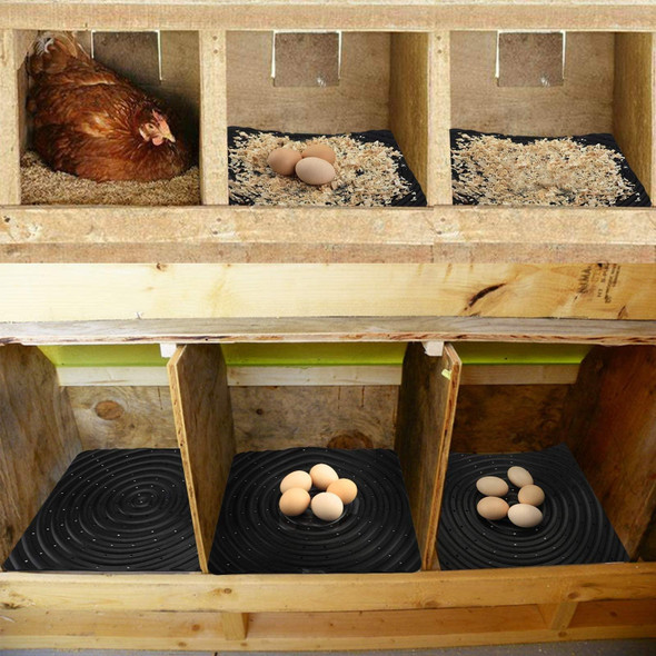 Washable Nesting Pads Chicken Nesting Boxes Chicken Bed For Laying Eggs(Black)