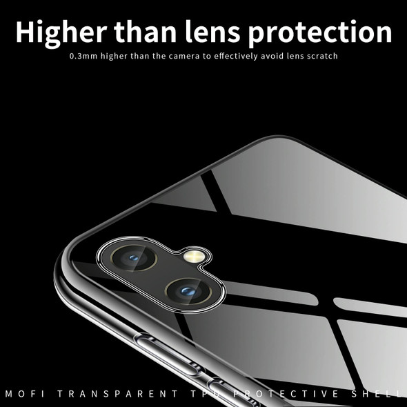For Samsung Galaxy A05 MOFI Ming Series Ultra-thin TPU Phone Case(Transparent)