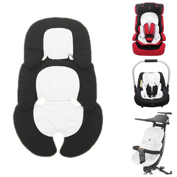 Baby Stroller Seat Cushion Safety Seat Protector Cushion, Color: Black White