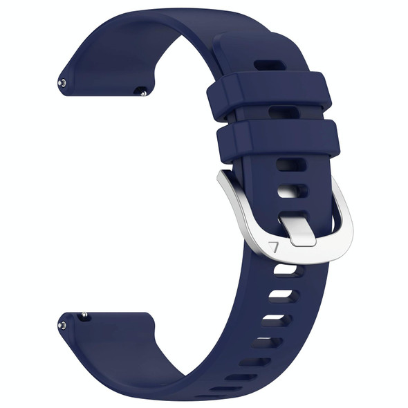 For Garmin vivoactive 5 / Active 5 20mm Silicone Watch Band(Dark Blue)