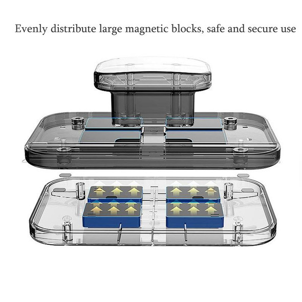 Adjustable Magnetic Glass Wiper Double-Sided Magnetic Window Wiper High-Level Insulating Glass Cleaner, Specification: Rectangle 15-26mm