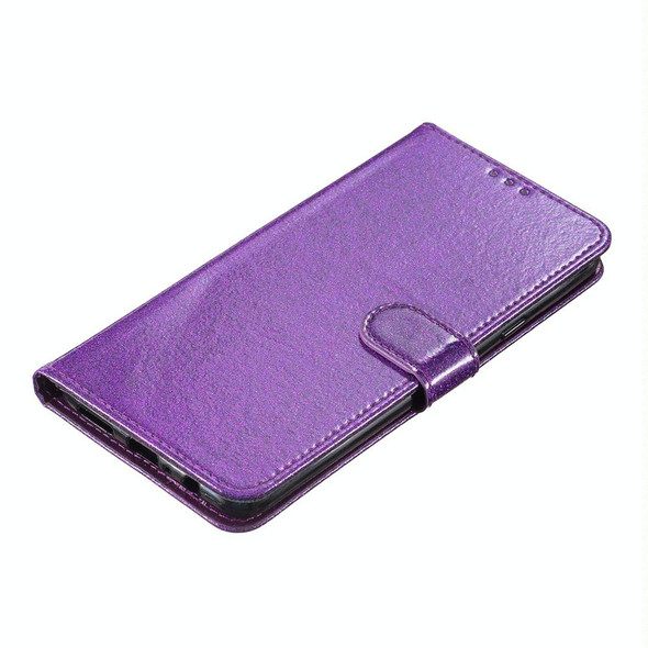 For OPPO A78 4G Glitter Powder Flip Leatherette Phone Case(Purple)