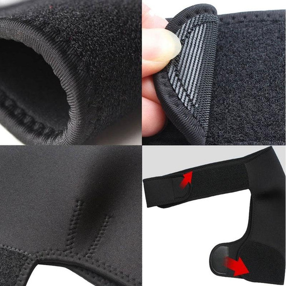 Breathable Adjustable Shoulder Support Brace Unisex Sport Compression Brace Strap Wrap Shoulder Belt, Size:Right Shoulder