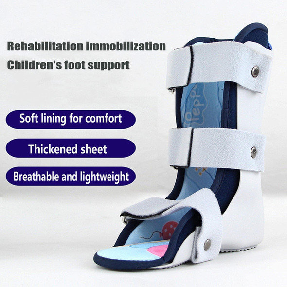 Children Ankle Fixed Brace Calf Fracture Protective Gear Bone Rehabilitation Support, Size: S(Left)