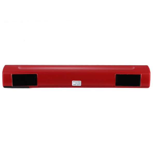 B28S New Big Bluetooth V3.0+EDR Stereo Speaker with LCD Display, Built-in MIC, Support Hands-free Calls & TF Card & AUX IN, Bluetooth Distance: 10m(Red)