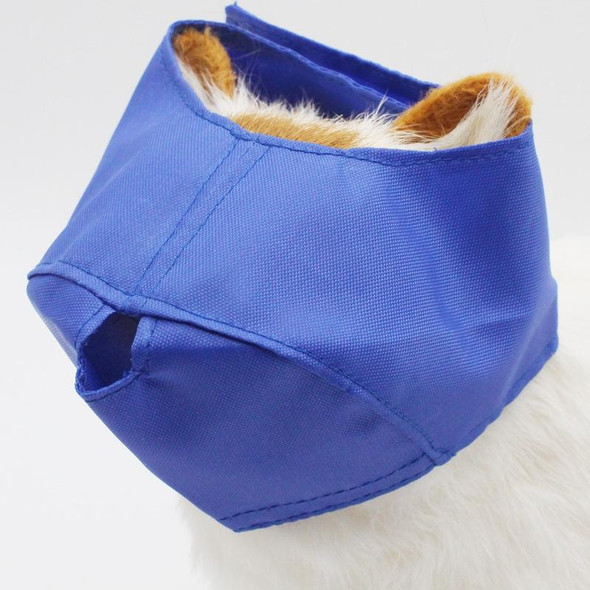 Breathable Eye Mask For Cats Cleaning Grooming Bath Supplies, Size: M For 2.5-5kg(Blue)