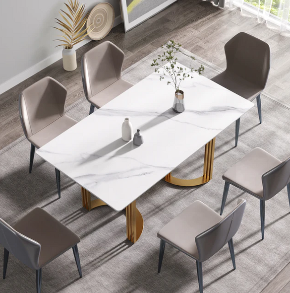 Home Vive - Fatima Marble Dining Table