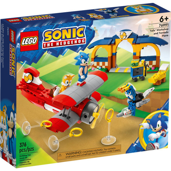 LEGO® 76991 Sonic - Tails' Workshop and Tornado Plane