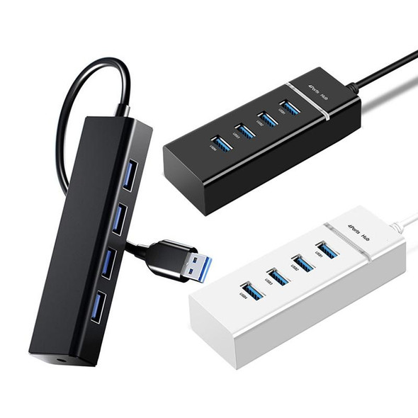 4 X USB 2.0 Ports HUB Converter, Cable Length: 15cm,Style Without Light Bar